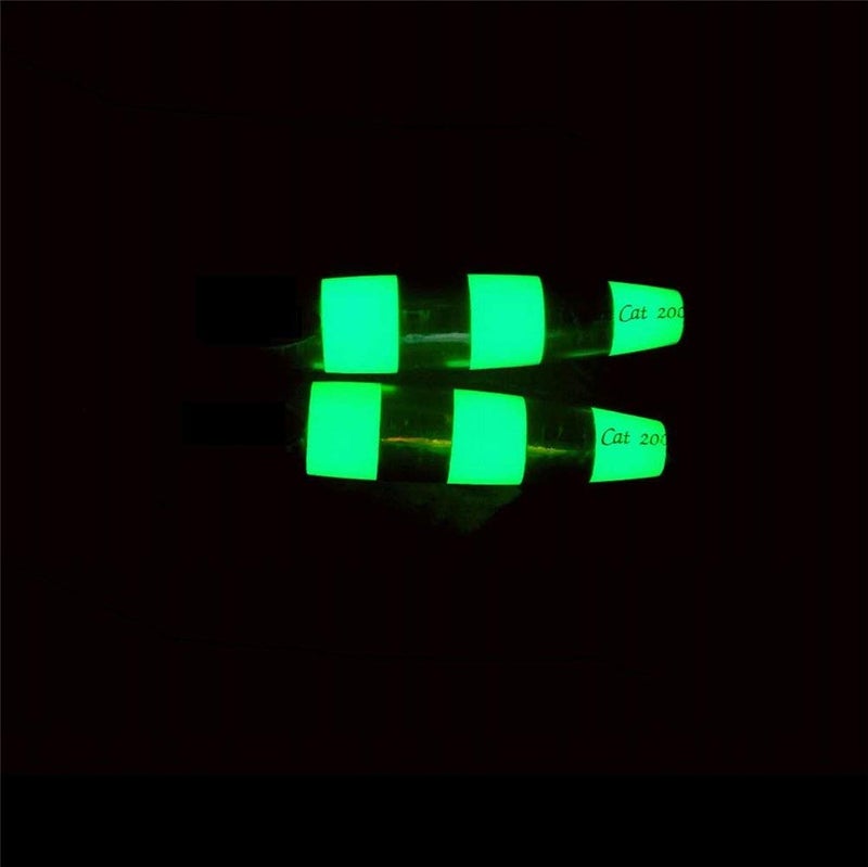 OCEAN CAT Slow Pitch Jig Flat Fall Jigs Saltwater Fishing Jig Vertical Baits with Glow Jig Hooks 60g/80g/150g/200g/250g 240lb (#008: Blue&Silver, 80g) - Image 3